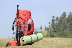 Sac a dos sur le gr34 à binic- etables sur mer